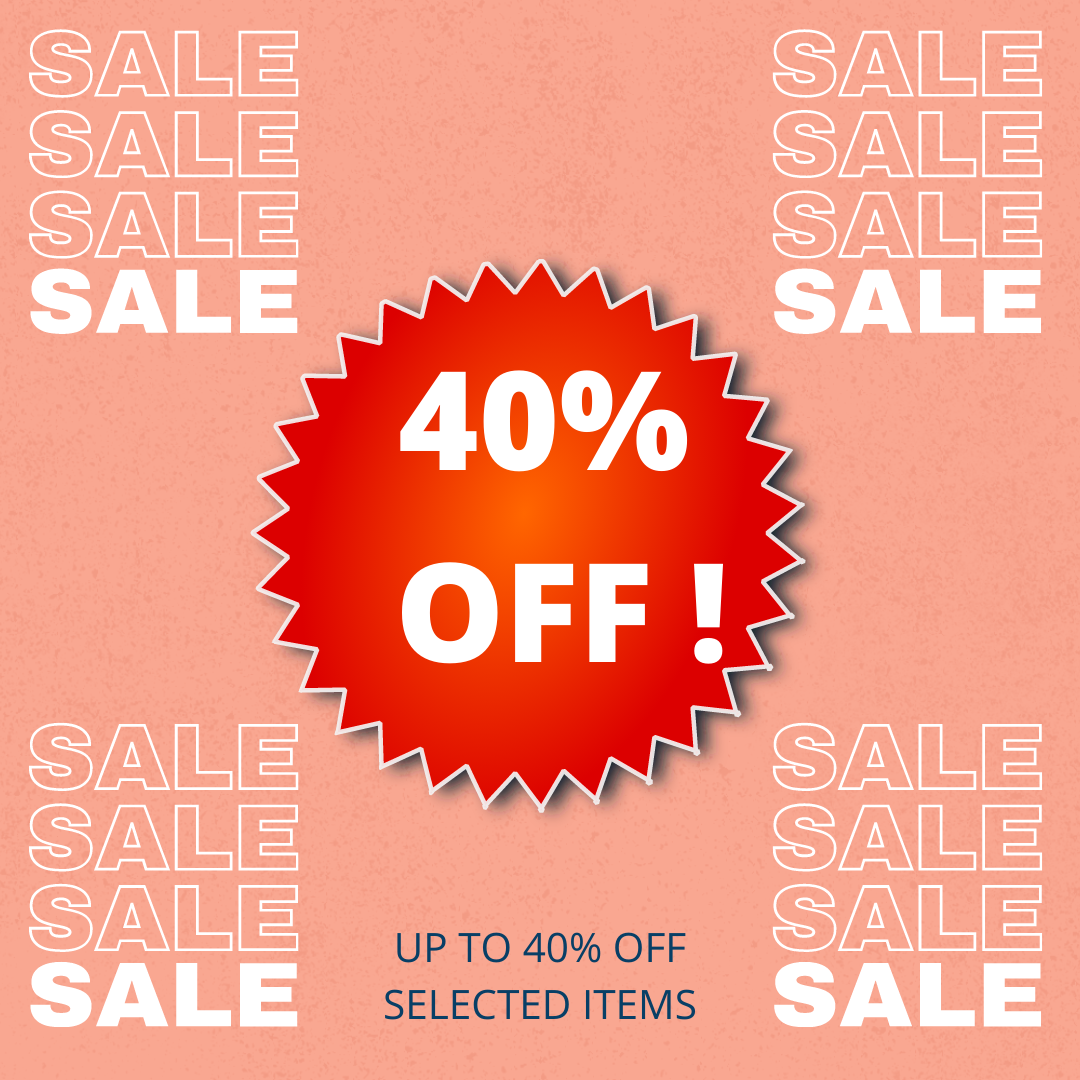 Shop our sale over the bank holiday weekend !
