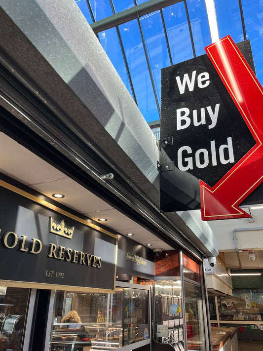 Gold Reserves Swansea jewellery shop located in the Swansea market