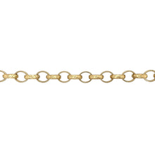 Load image into Gallery viewer, New 9ct Gold 8.5&quot; Engraved Belcher Bracelet 22 grams
