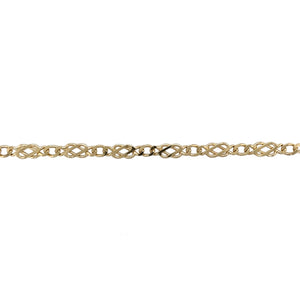 9ct Gold 7.25" Celtic Knot Bracelet