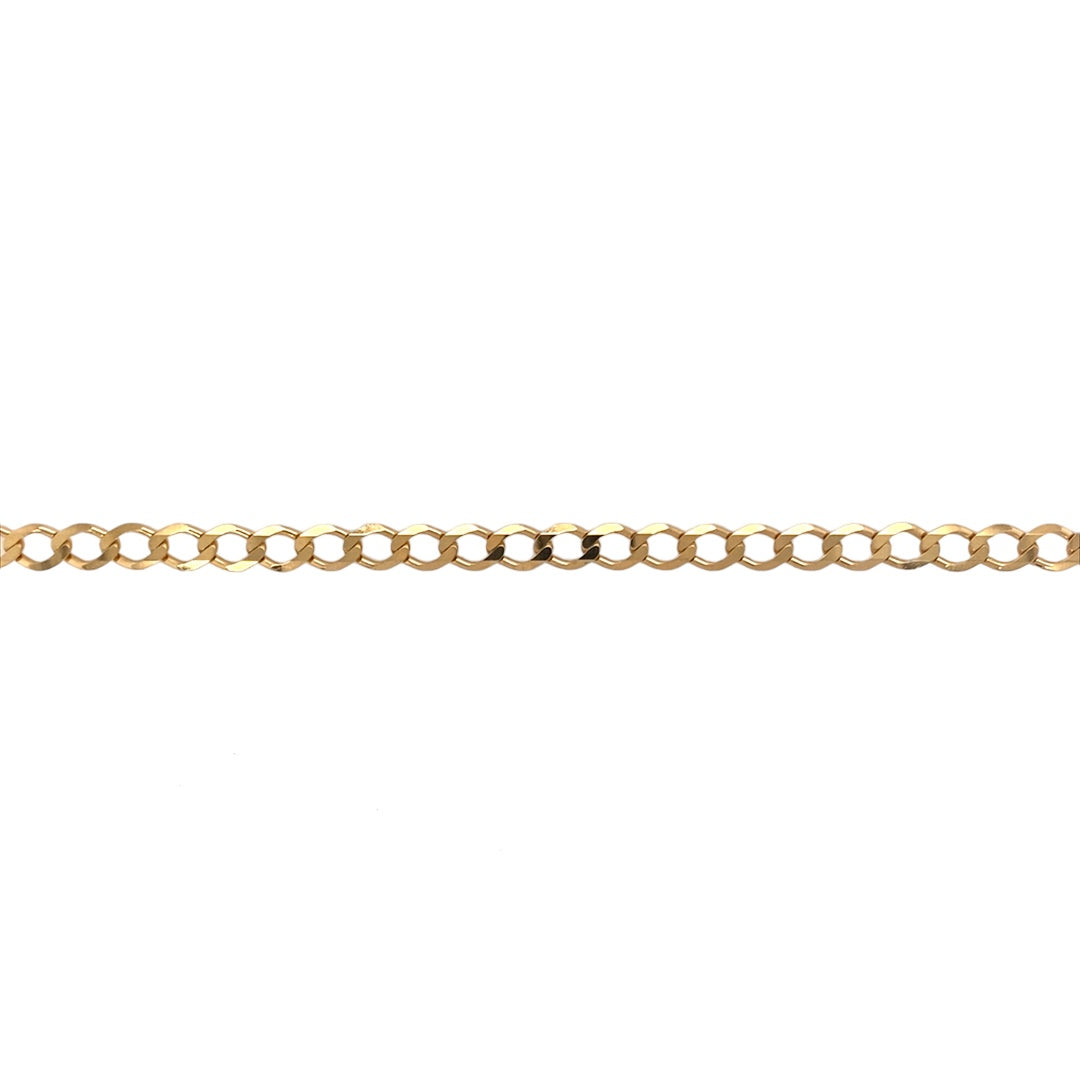 9ct Gold 18" Economy Curb Chain