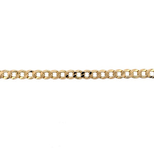 9ct Gold 8.5" Curb Bracelet