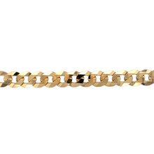 Load image into Gallery viewer, New 9ct Gold 8.75&quot; Curb Bracelet
