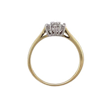 Load image into Gallery viewer, 9ct Gold &amp; Diamond Set Flower Cluster Ring
