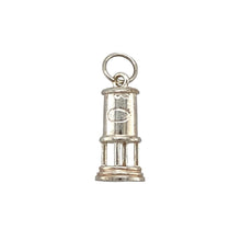 Load image into Gallery viewer, New 925 Silver Welsh Miner Oil Lamp Pendant
