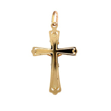 Load image into Gallery viewer, Preowned 9ct Yellow Gold Crucifix Pendant with the weight 3.30 grams
