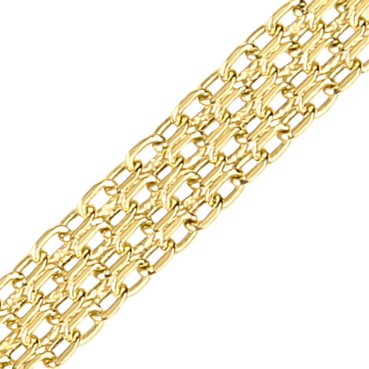 9ct Gold 7.5" Bismark Bracelet