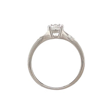Load image into Gallery viewer, 9ct White Gold &amp; Cubic Zirconia Set Solitaire Ring
