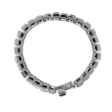Load image into Gallery viewer, 925 Silver &amp; Sapphire Set 7.5&quot; Bracelet
