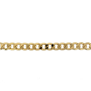 9ct Gold 9.25" Curb Bracelet