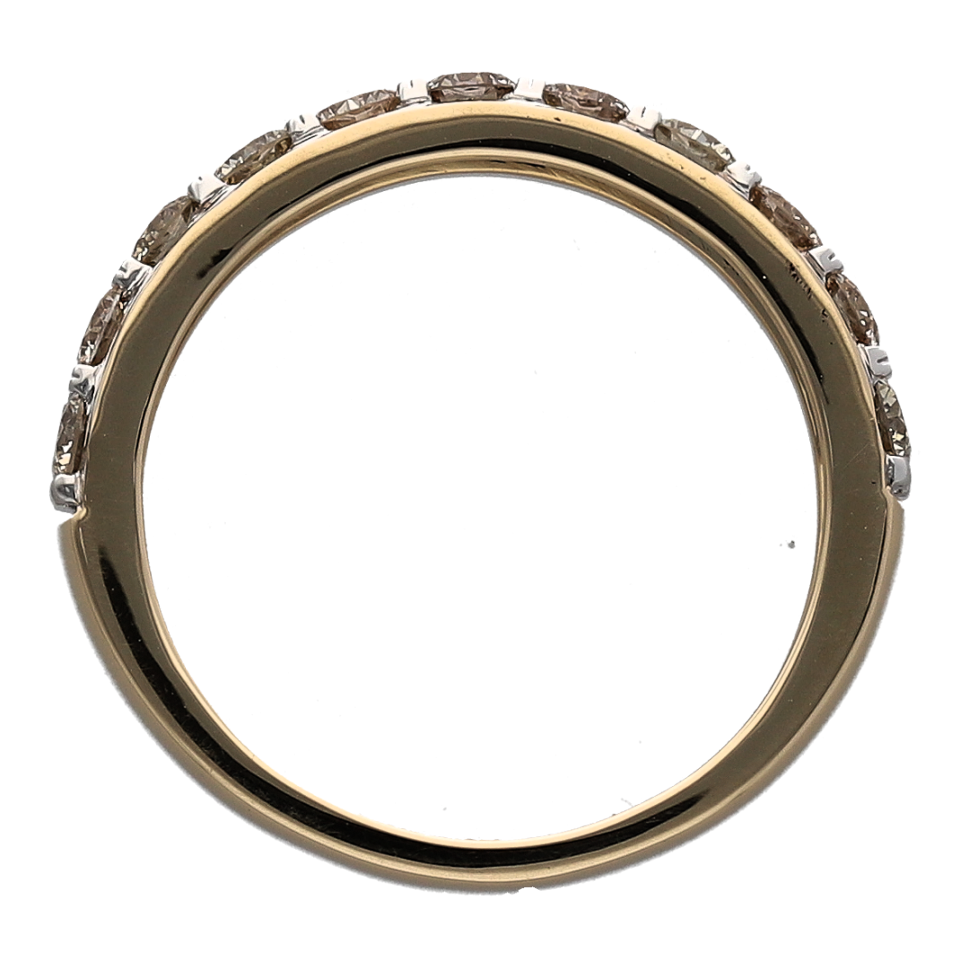 New 9ct Gold & Diamond Set Band Ring