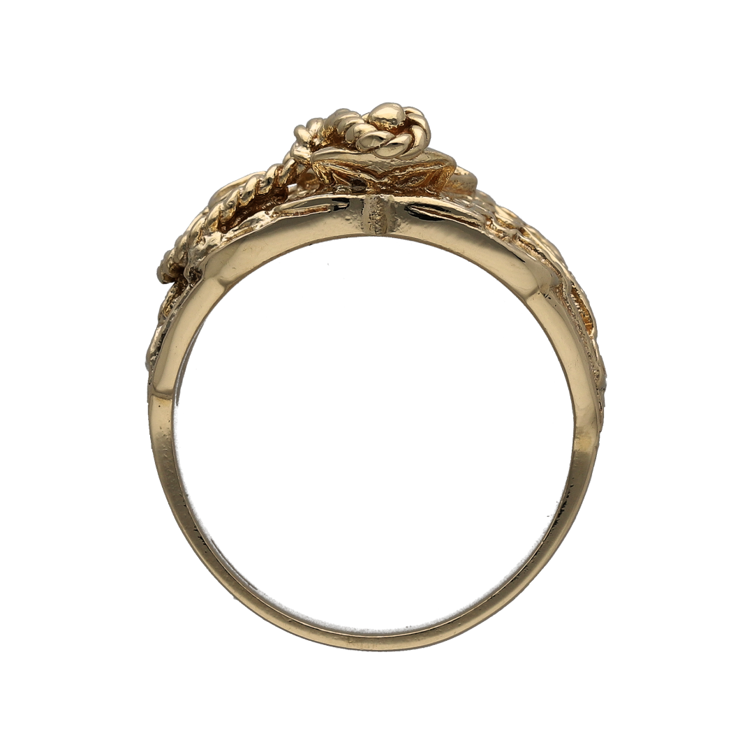 New 9ct Gold Saddle Ring