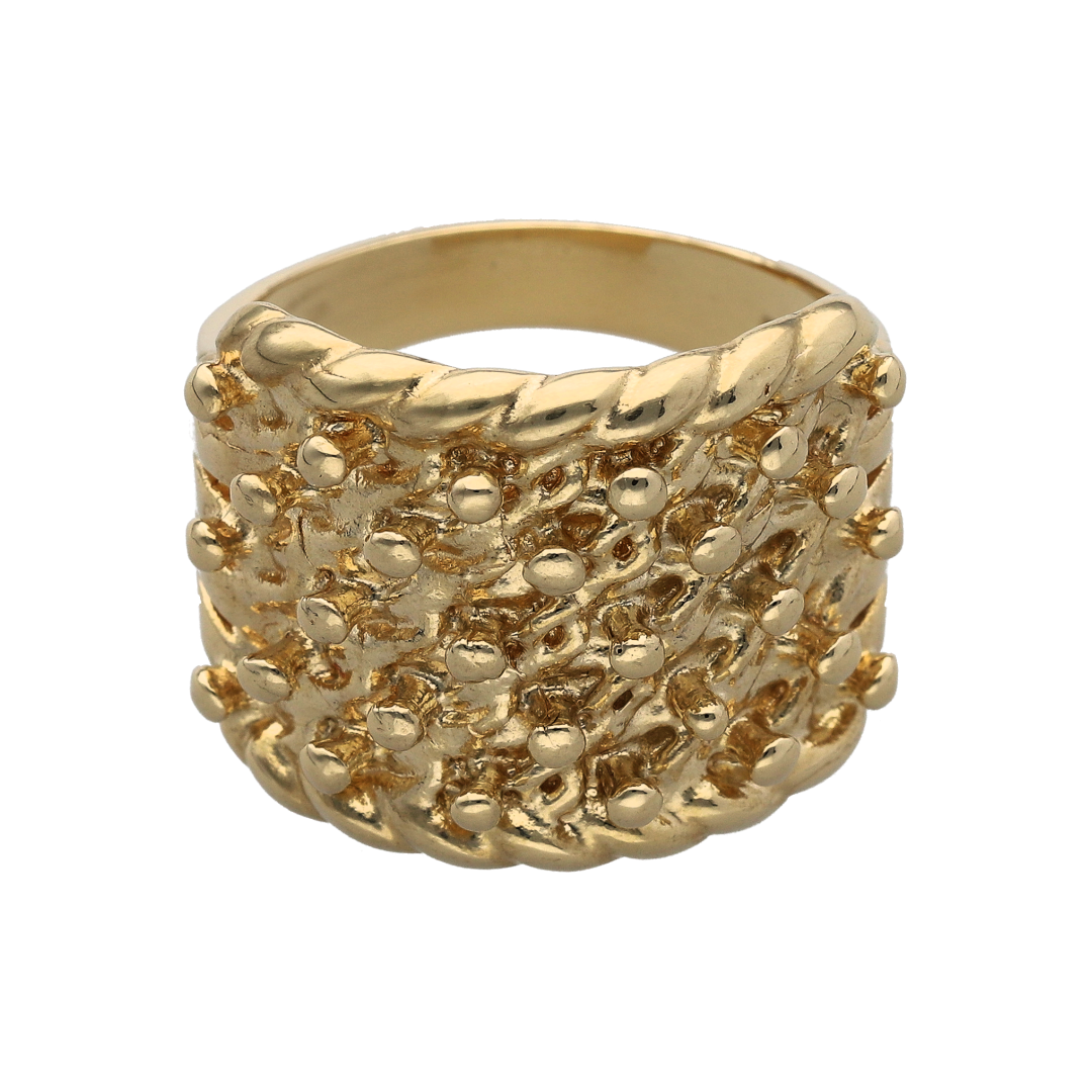 New 9ct Gold Keeper Ring