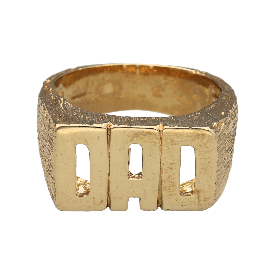 New 9ct Gold Dad Ring