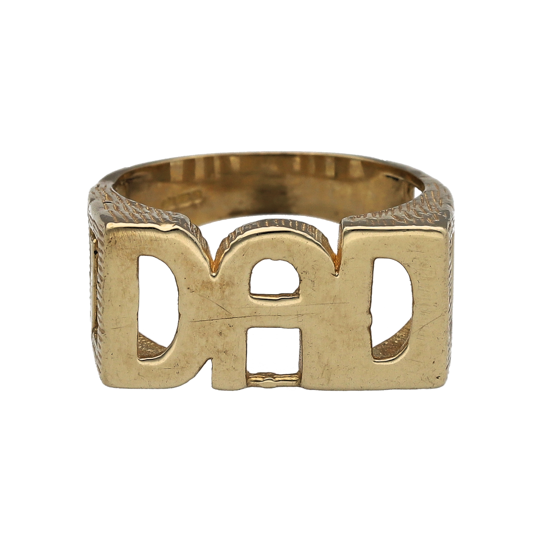 New 9ct Gold Dad Ring