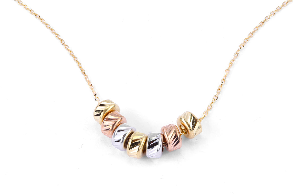 9ct Gold Circle 16.5" Necklace
