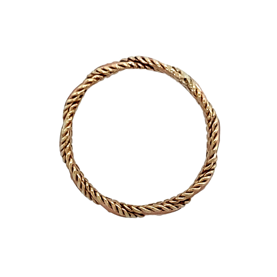 9ct Gold Clogau Twisted Band Ring