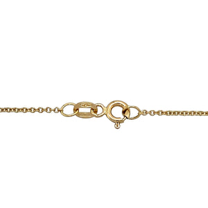 Preowned 18ct Yellow Gold 16" Trace Chain with the weight 1.80 grams and link width 1mm