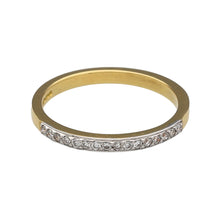 Load image into Gallery viewer, New 18ct Gold &amp; Diamond Set Band Ring
