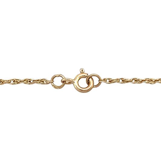 New 9ct Yellow Gold 20" Prince of Wales Chain with the weight 2.67 grams and link width 1mm