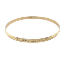 Load image into Gallery viewer, 9ct Solid Gold Patterned Bangle
