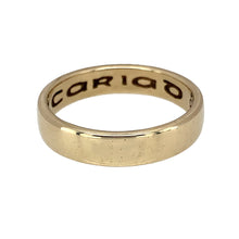 Load image into Gallery viewer, 9ct Gold Cariad Clogau 5mm Wedding Band Ring
