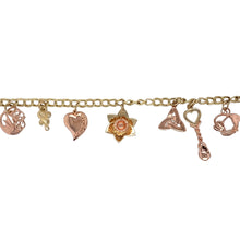 Load image into Gallery viewer, 9ct Gold Clogau 7.25&quot; Charm Bracelet
