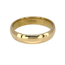 Load image into Gallery viewer, Preowned 18ct Yellow Gold 5mm Wedding Band Ring in size U with the weight 6.90 grams

