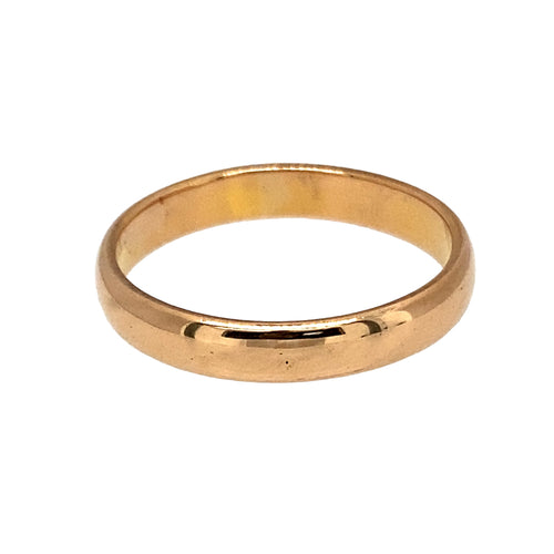 22ct Gold 3mm Wedding Band Ring