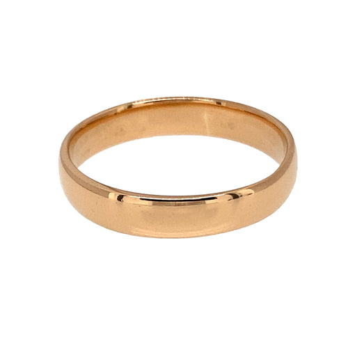 22ct Gold 4mm Wedding Band Ring