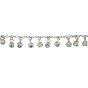 925 Silver 17" Fancy Necklace