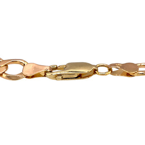 Preowned 9ct Yellow Gold 8" Curb Bracelet with the weight 9.70 grams and link width 6mm