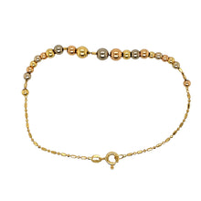 Load image into Gallery viewer, 18ct Gold 7.5&quot; Ball Bracelet
