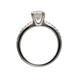 Platinum & Diamond Set Solitaire Ring