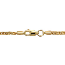 Load image into Gallery viewer, New 9ct Yellow Gold 20&quot; Spiga Chain with the weight 4.80 grams and link width 3mm
