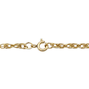New 9ct Yellow Gold 22" Prince of Wales Chain with the weight 9.40 grams and link width 3mm