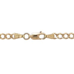 Preowned 9ct Yellow Gold 30" Curb Chain with the weight 11.20 grams and link width 4mm