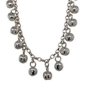 925 Silver 17" Fancy Necklace