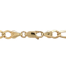 Load image into Gallery viewer, Preowned 9ct Yellow Gold 24&quot; Figaro Chain with the weight 14.70 grams and link width 5mm
