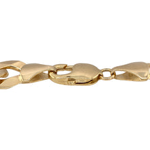 Load image into Gallery viewer, New 9ct Yellow Gold 8.75&quot; Curb Bracelet with the wight 30 grams and link width 13mm
