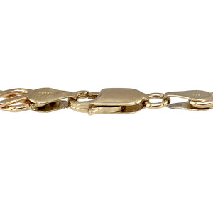 Preowned 9ct Yellow Gold 7.25" Celtic Knot Bracelet with the weight 8.10 grams and link width 6mm