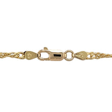 Load image into Gallery viewer, Preowned 9ct Yellow Gold 18&quot; Singapore Chain with the weight 7.60 grams and link width 3mm
