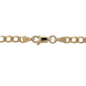 Preowned 9ct Yellow Gold 34" Figaro Chain with the weight 11.40 grams and link width 4mm