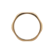 Load image into Gallery viewer, 18ct Gold 2mm Hexagon Style Band Ring
