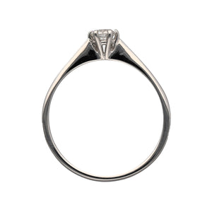 Platinum & Diamond Set Solitaire Ring