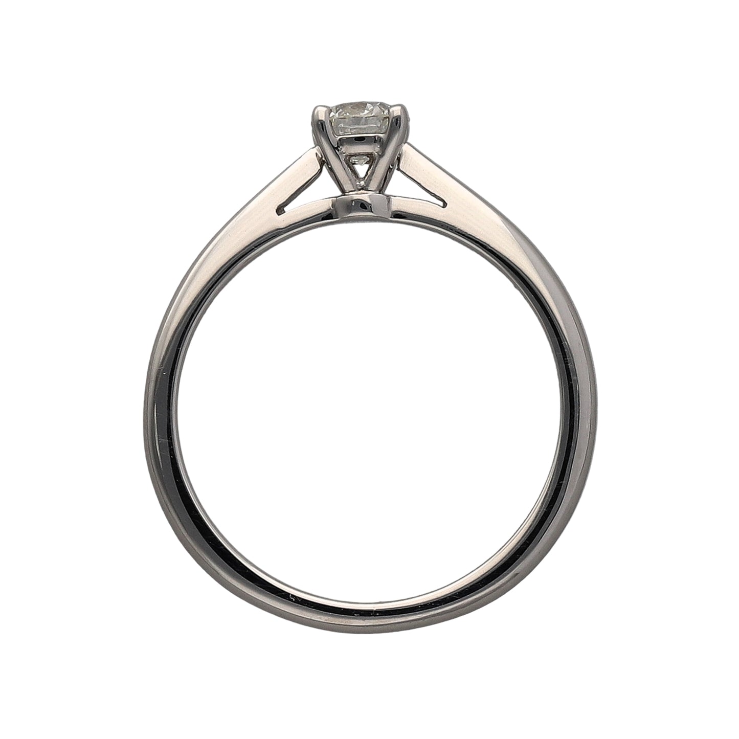 Platinum & Diamond Set Solitaire Ring