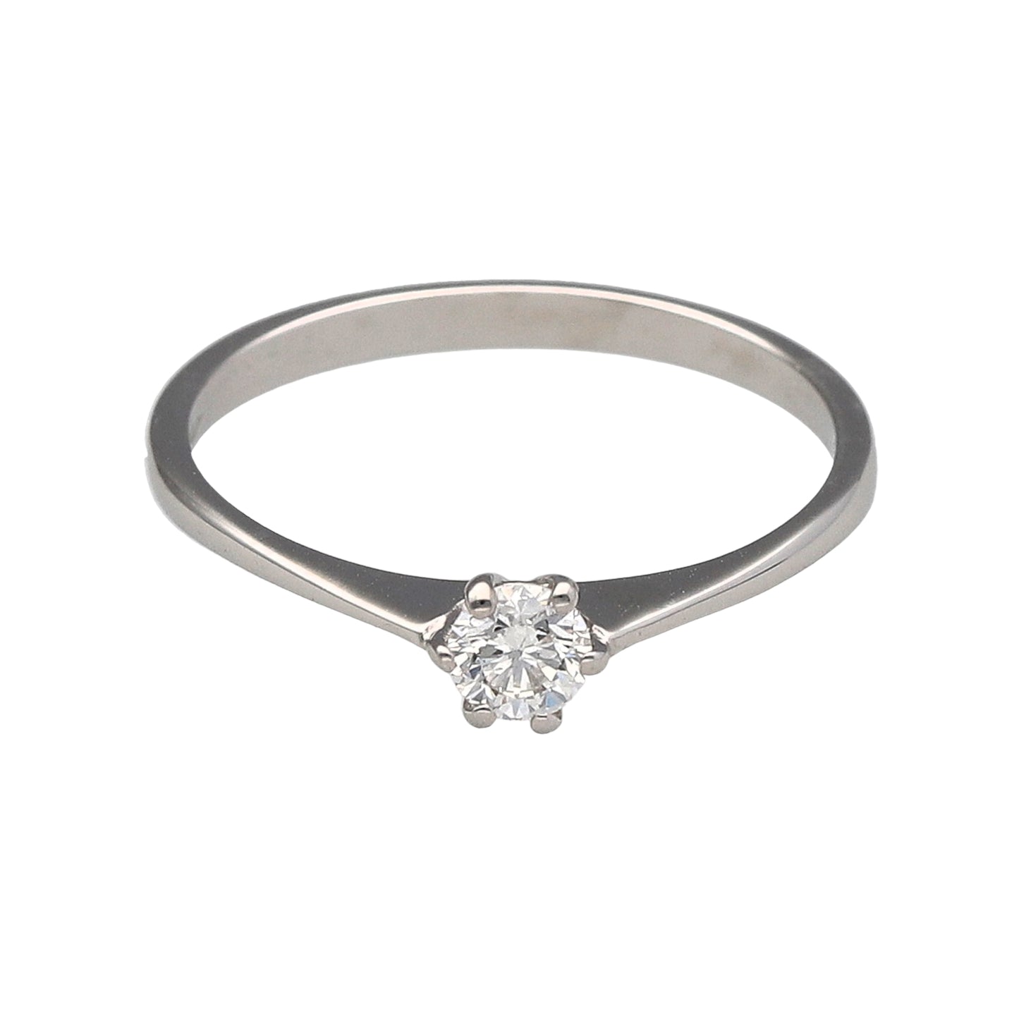 Platinum & Diamond Set Solitaire Ring