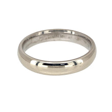 Load image into Gallery viewer, Preowned 9ct White Gold 4mm Wedding Band Ring in size Q with the weight 4.20 grams
