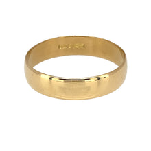 Load image into Gallery viewer, Preowned 9ct Yellow Gold 5mm Wedding Band Ring in size V with the weight 3.10 grams
