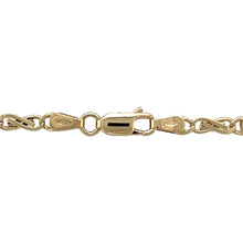 Load image into Gallery viewer, Preowned 9ct Yellow Gold 17&quot; Fancy Chain with the weight 9.60 grams and link width 3mm
